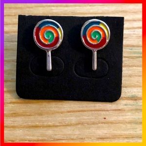 New! Candy Sucker Earrings